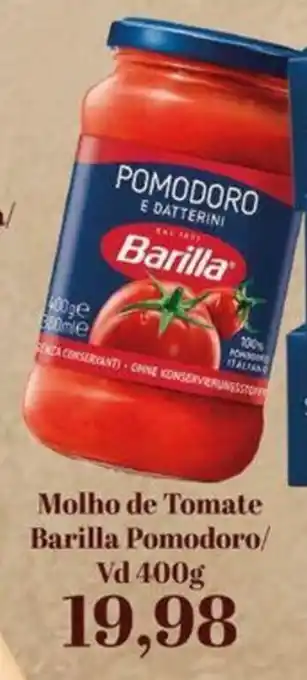 Molho de Tomate Barilla Pomodoro