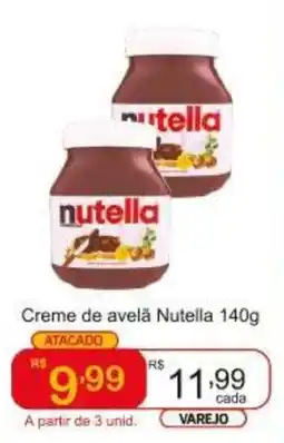 Giga Atacado Creme de avelã Nutella oferta