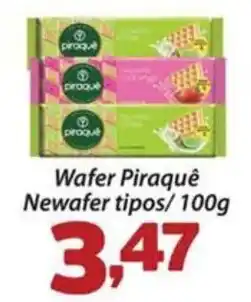 Confiança Supermercados Wafer Piraquê Newafer tipos oferta