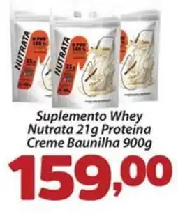 Confiança Supermercados Suplemento Whey Nutrata 21g Proteina Creme Baunilha oferta