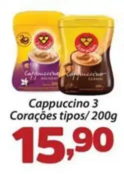 Confiança Supermercados Cappuccino 3 Corações tipos oferta