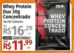 Supermercado Dalben Whey protein dux 30g concentrado sachê sabores oferta