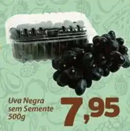 Confiança Supermercados Uva negra sem semente oferta