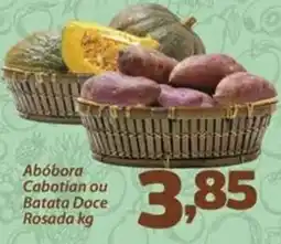 Confiança Supermercados Abóbora Cabotian ou Batata Doce Rosada oferta