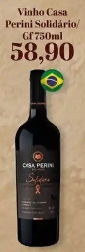Supermercados Tauste Vinho Casa Perini Solidário/ Gf oferta