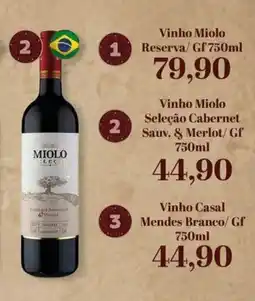 Supermercados Tauste Vinho Miolo Seleção Cabernet Sauv. & Merlot/Gf oferta