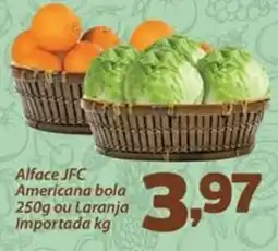 Confiança Supermercados Alface JFC Americana bola oferta