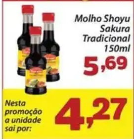 Confiança Supermercados Molho Shoyu Sakura Tradicional oferta