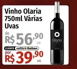 Supermercado Dalben Vinho Olaria Várias Uvas oferta