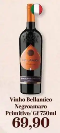 Supermercados Tauste Vinho Bellamico Negroamaro Primitivo oferta