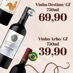 Supermercados Tauste Vinho Destino/ Gf oferta