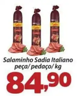 Confiança Supermercados Salaminho Sadia Italiano oferta