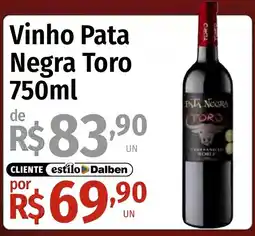 Supermercado Dalben Vinho Pata Negra Toro oferta