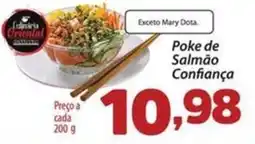Confiança Supermercados Poke de Salmão Confiança oferta