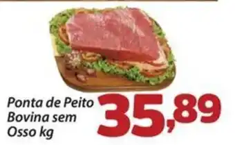Confiança Supermercados Ponta de Peito Bovina sem Osso oferta