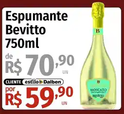 Supermercado Dalben Espumante Bevitto oferta
