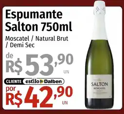 Supermercado Dalben Espumante Salton 750ml oferta