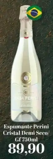 Supermercados Tauste Espumante Perini Cristal Demi Seco oferta