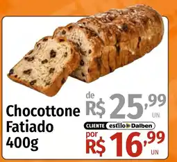 Supermercado Dalben Chocottone Fatiado oferta