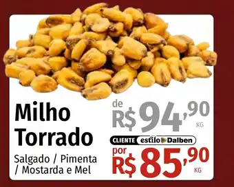 Supermercado Dalben Milho Torrado oferta