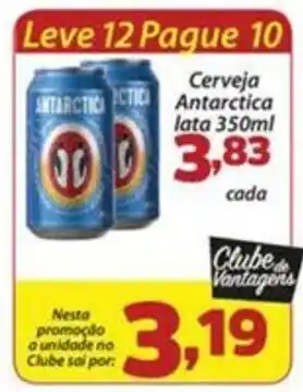 Confiança Supermercados Cerveja Antarctica oferta