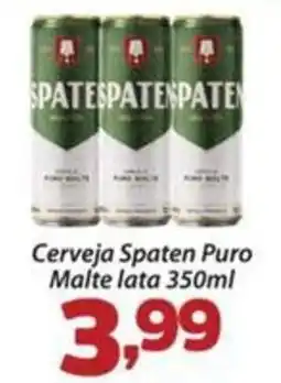 Confiança Supermercados Cerveja Spaten Puro Malte oferta