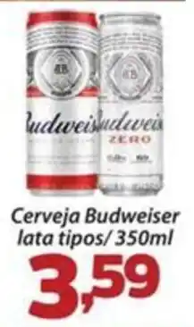 Confiança Supermercados Cerveja Budweiser oferta