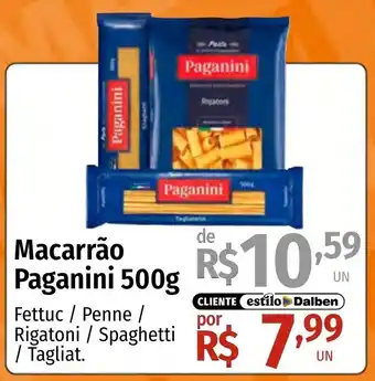 Supermercado Dalben Macarrão Paganini oferta