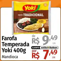 Supermercado Dalben Farofa temperada yoki oferta