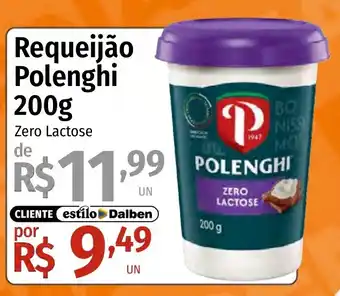 Supermercado Dalben Requeijão Polenghi oferta
