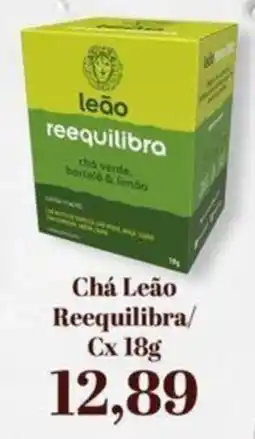Supermercados Tauste Chá Leão Reequilbra oferta