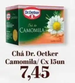 Supermercados Tauste Chá Dr. Oetker Camomila oferta