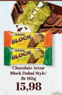 Supermercados Tauste Chocolate Arcor Block Dubai Style oferta