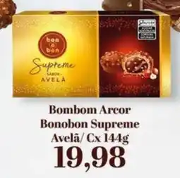 Supermercados Tauste Bombom Arcor Bonobon Supreme Avelã oferta