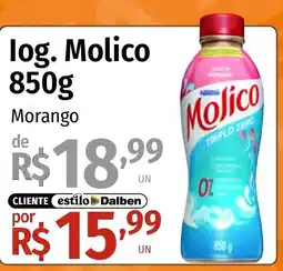 Supermercado Dalben log. molico morango oferta