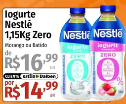 Supermercado Dalben Iogurte Nestlé 1,15kg zero morango ou batido oferta