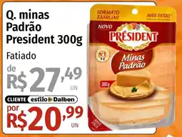 Supermercado Dalben Q. minas padrão president oferta
