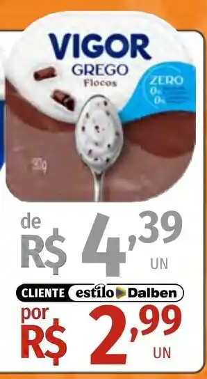 Supermercado Dalben Vigor grego flocos oferta