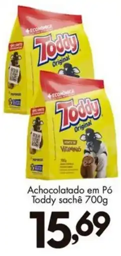 Confiança Supermercados Achocolatado em Pó Toddy sachê oferta