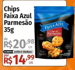 Supermercado Dalben chips faixa azul parmesão oferta
