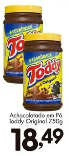 Confiança Supermercados Achocolatado em Pó Toddy Original oferta