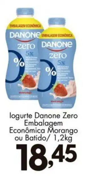 Confiança Supermercados logurte danone zero oferta
