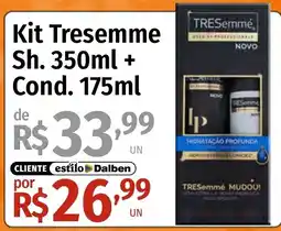 Supermercado Dalben kit tresemme oferta