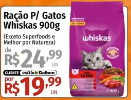 Supermercado Dalben Ração P/ Gatos Whiskas oferta