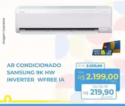 Hiper Moreira Ar condicionado samsung 9k hw inverter wfree ia oferta