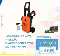 Hiper Moreira lavadora de alta pressão black&decker 1750 220v bepw1750 oferta
