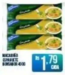 Rede Parceria Macarrão complete borsabor oferta