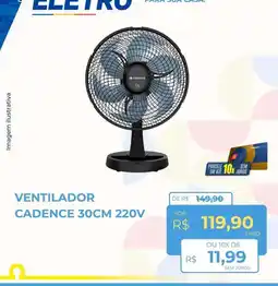 Hiper Moreira ventilador cadence 30cm 220v oferta