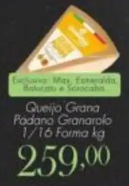 Confiança Supermercados Queijo Grana Padano Granarolo oferta