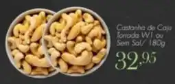 Confiança Supermercados Castanha de Caju Torrada WT ou Sem Sal oferta